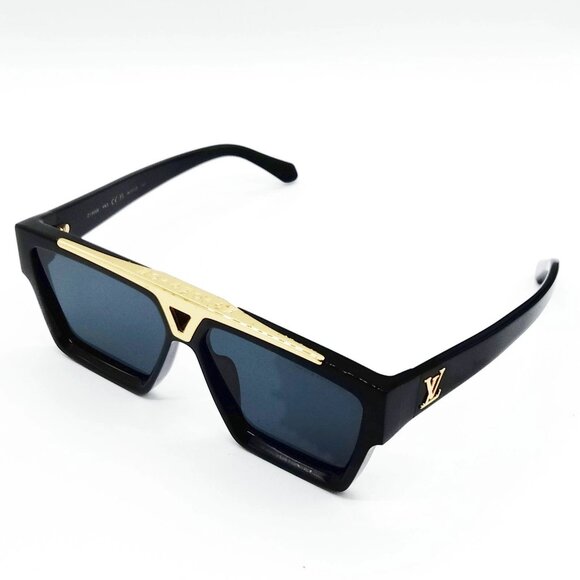 Authentic Louis Vuitton Sunglasses Z1502E Men's Black mn646-120825